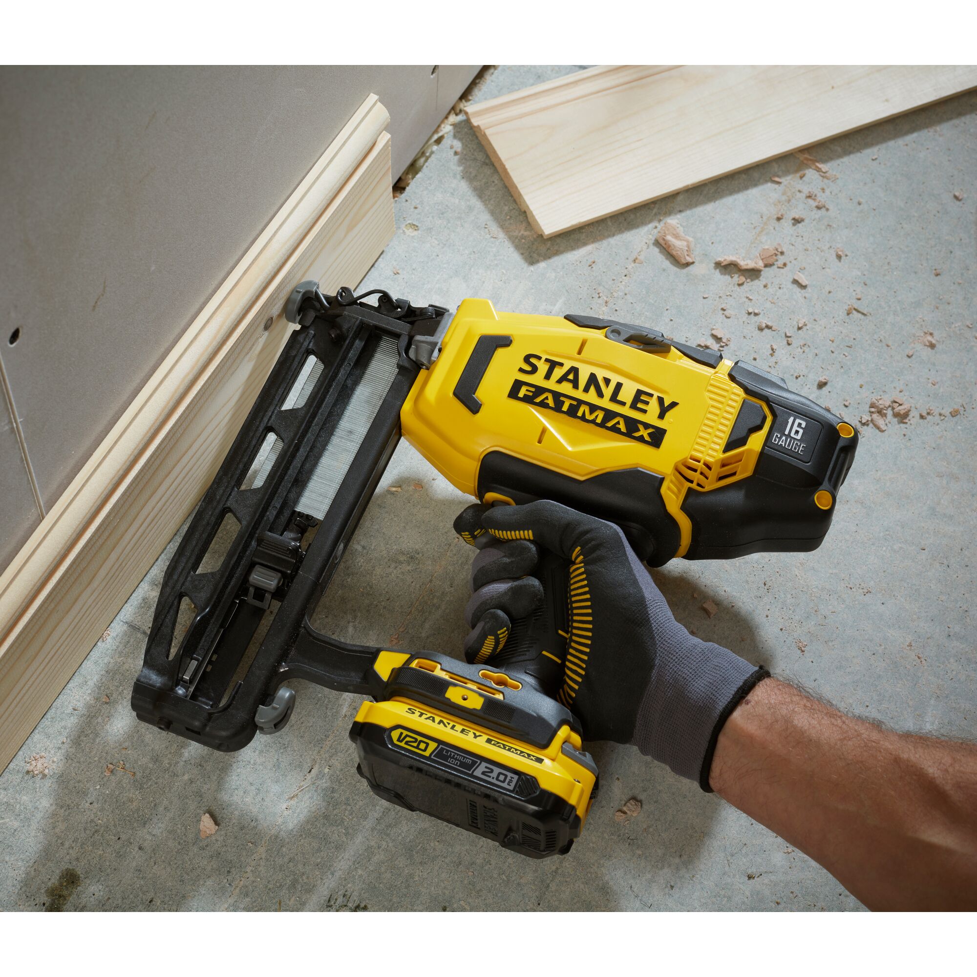 STANLEY FATMAX V20 18V Cordless 15 ga. Finishing Nailer Tool